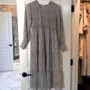 Long sleeve spring dress Small
